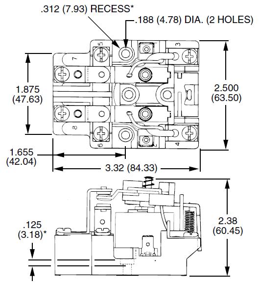 DPDT relay 20 kW RF rating